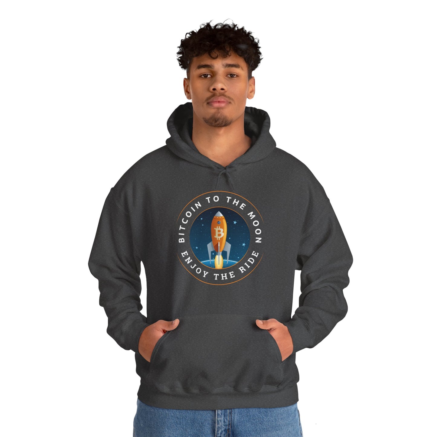 Bitcoin To The Moon - Enjoy The Ride Hoodie