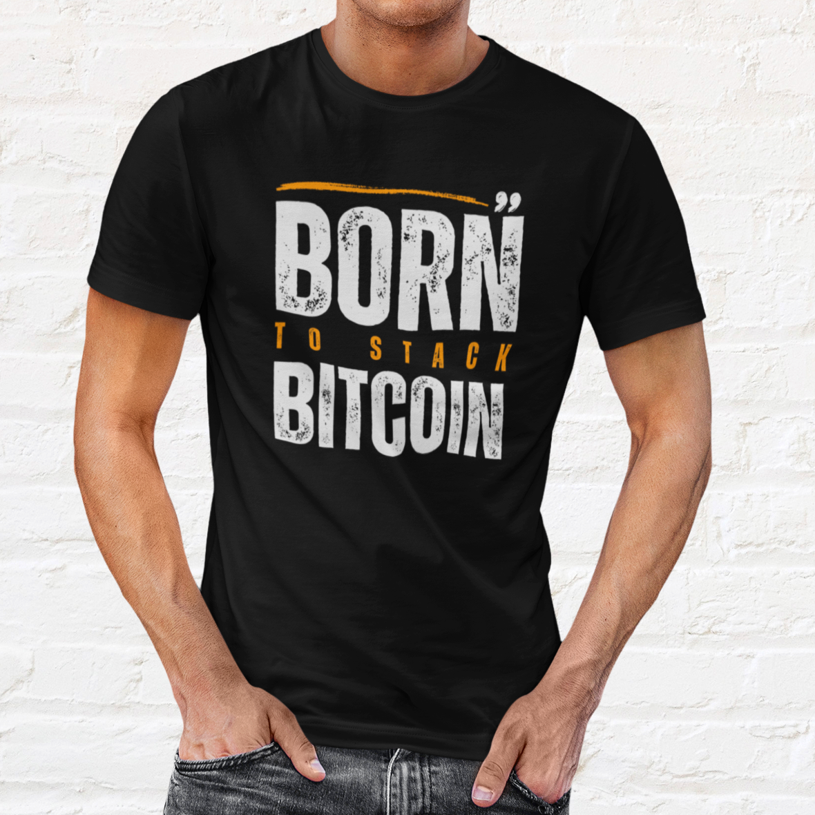 Born to Stack Bitcoin T-Shirt